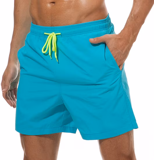 Herren Quick Dry Mesh Liner Schnell trocknende, leichte Board-/Strand-/Badeshorts UPF50